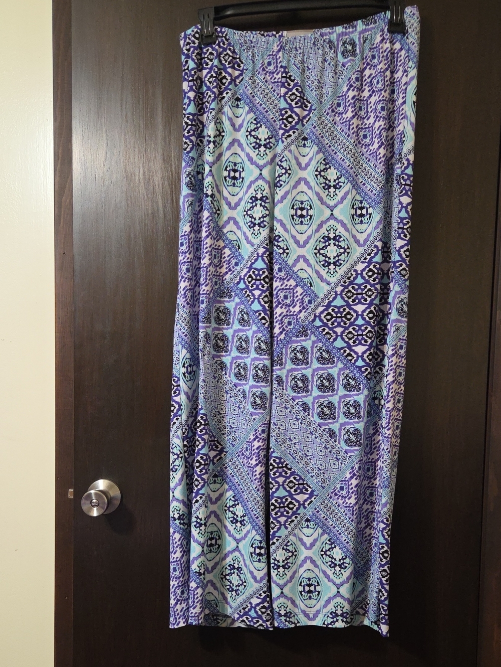 EasyWear by Chico's ladies  blue/white pants size 2